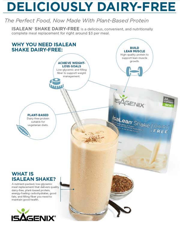 Isagenix Isalean Shake Canister, 14 Servings - CHOOSE FLAVOR (FREE  SHIPPING)